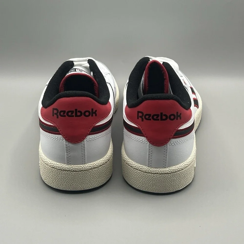 Reebok Classic Club C Revenge White Red Retro Shoes - Men's Size 11 NEW - Picture 4 of 8